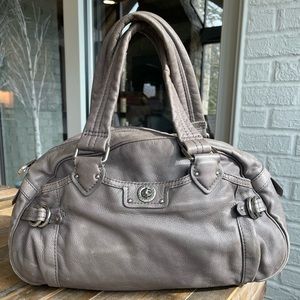 Marc by Marc Jacobs Gray Leather Satchel Q